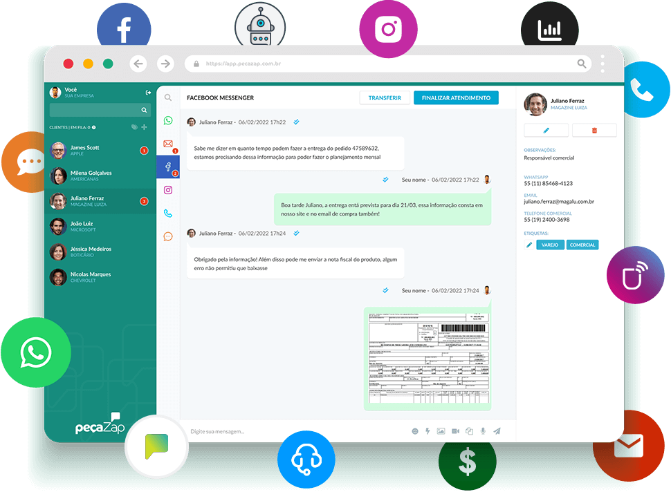 Responda o Facebook Messeger
